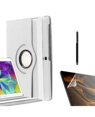 Samsung Galaxy Tab 4 10.1 T530 Kılıf Kapaklı Standlı 360 Dönebilen Koruma dn22 + Nano + Kalem