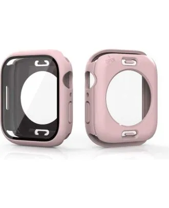 Apple Watch 7 45mm Kasa Ve Ekran 360 Derece Koruma Sert Silikon Gard 12