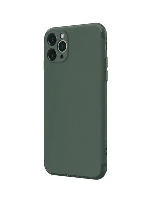 Apple iPhone 11 Pro Max Case Color Capped Camera Protective Silicone Flexible Protection