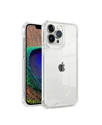 Apple iPhone 14 Pro Max Kılıf Sert Pc Darbeye Dayanıklı Kristal Alp Kapak