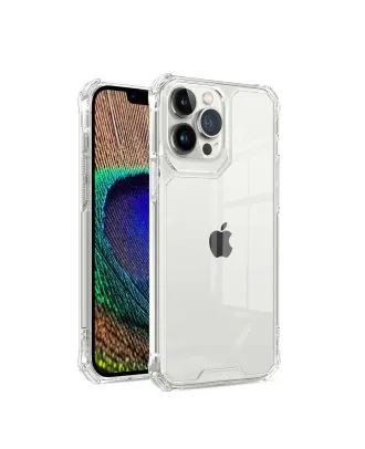 Apple iPhone 12 Pro Max Kılıf Sert Pc Darbeye Dayanıklı Kristal Alp Kapak