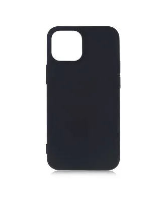 Apple iPhone 13 Mini Hoesje Beschermd Mat Zacht Premier Siliconen+Nano Glas