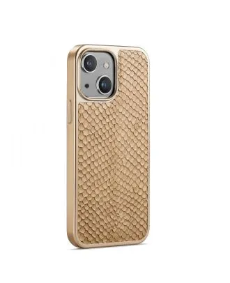Apple iPhone 14 Case Snake Skin Textured Patterned Silicone