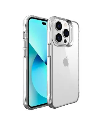 Apple iPhone 14 Pro Kılıf Okka Crystal Tpu Shockproof Kapak