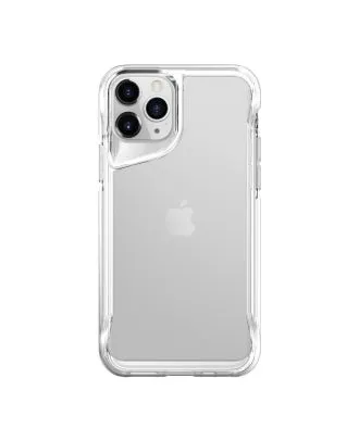 Apple iPhone 11 Pro Max Kılıf Lüx Transparan Şeffaf Pürüzsüz Sert Silikon