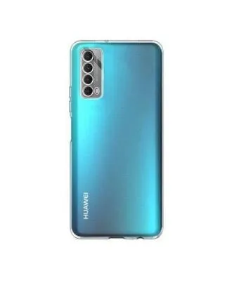 Huawei P Smart 2021 Hoesje Camera Protected Transparant Siliconen