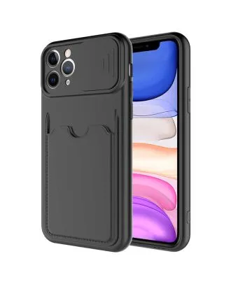 Apple iPhone 11 Pro Case Kartix Jelly with Silicone Card Holder