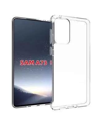 Samsung Galaxy A73 5G Case Super Silicone Protected Transparent+Nano Glass