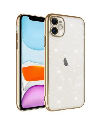 Apple iPhone 11 Hoesje Garage Glittery harde plastic rubberen hoes